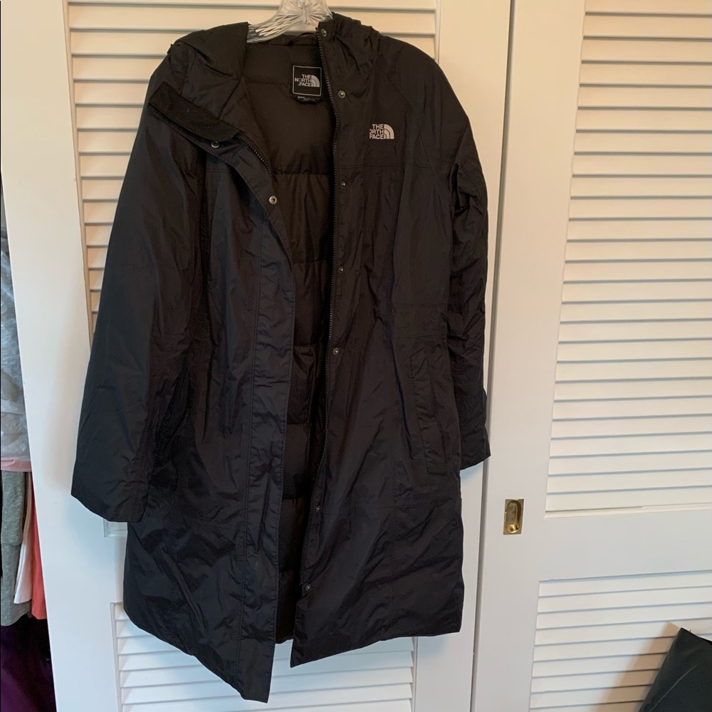 Northface Hyvent black parka, size M
